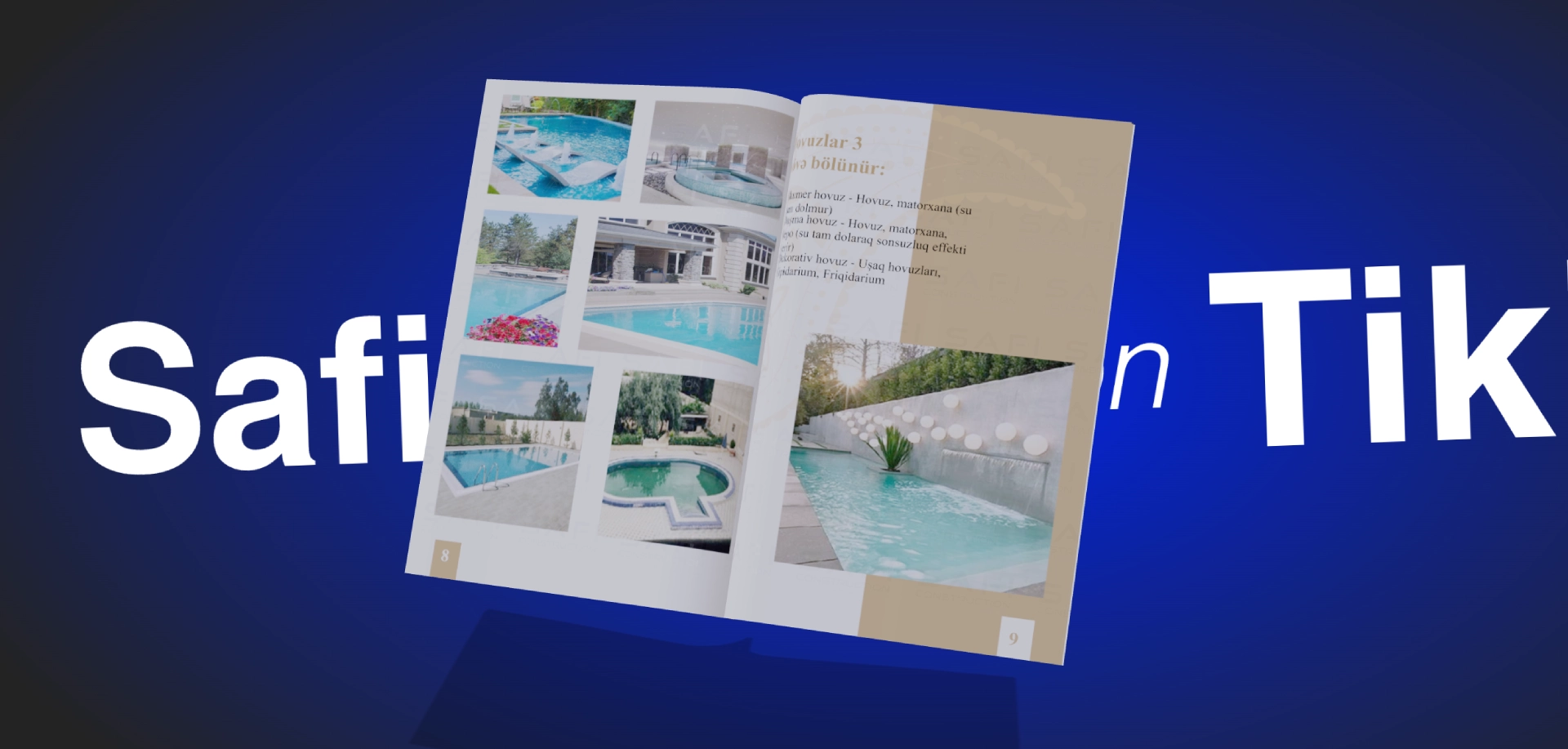 Safi Pool üçün 3D onlayn kataloq